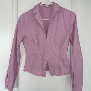 Abercrombie and Fitch, XS collared top, light pink